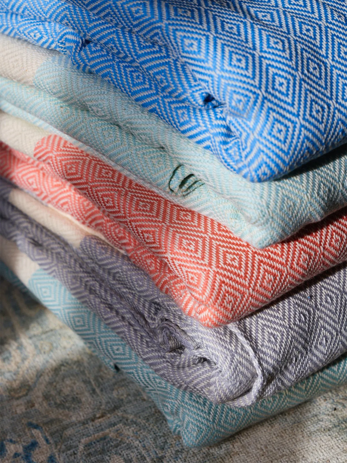 Capri Stripe Throw