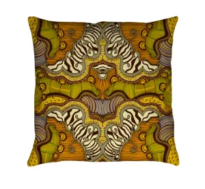 Caravan Pattern Throw Pillow