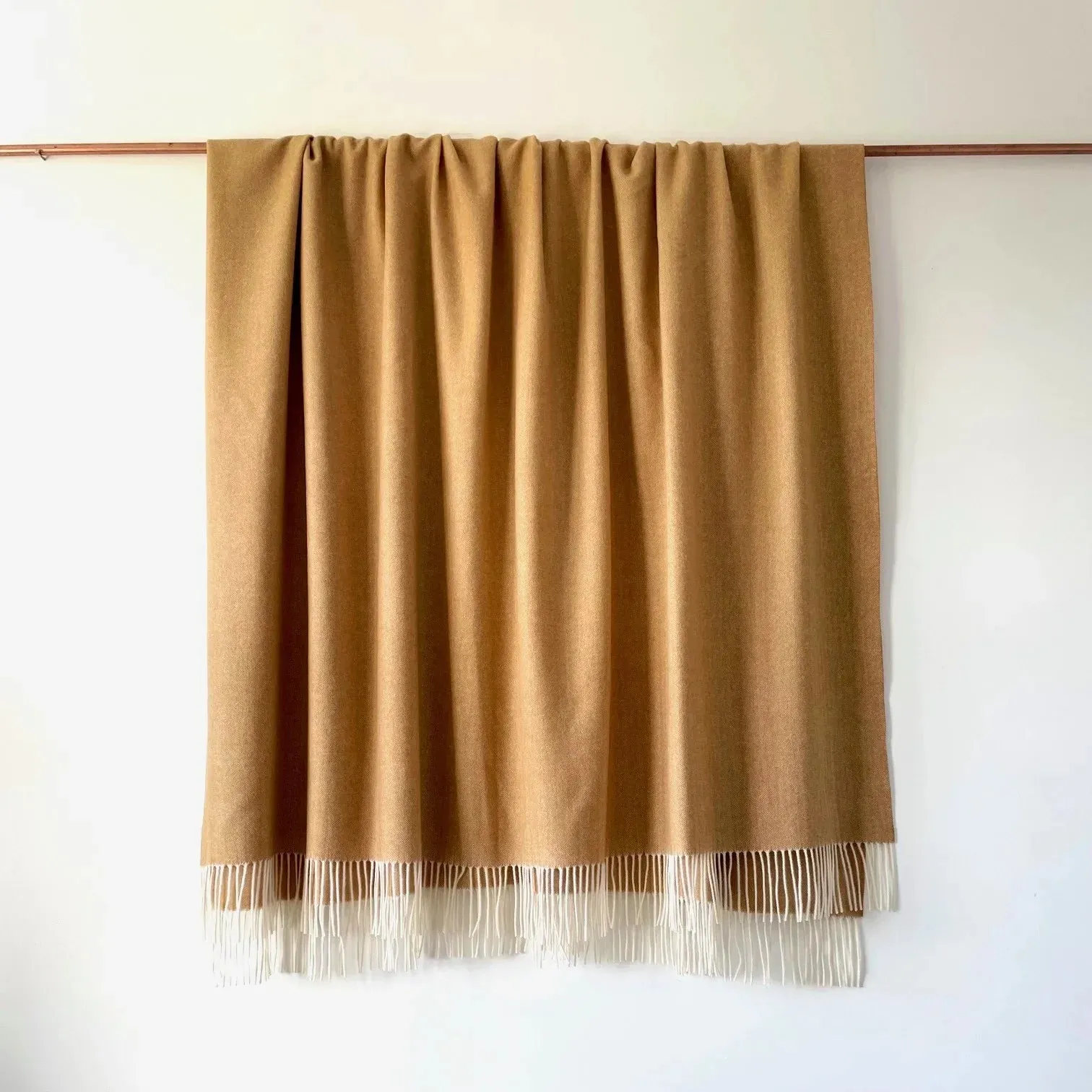 Cashmere Merino XL Blanket | Camel