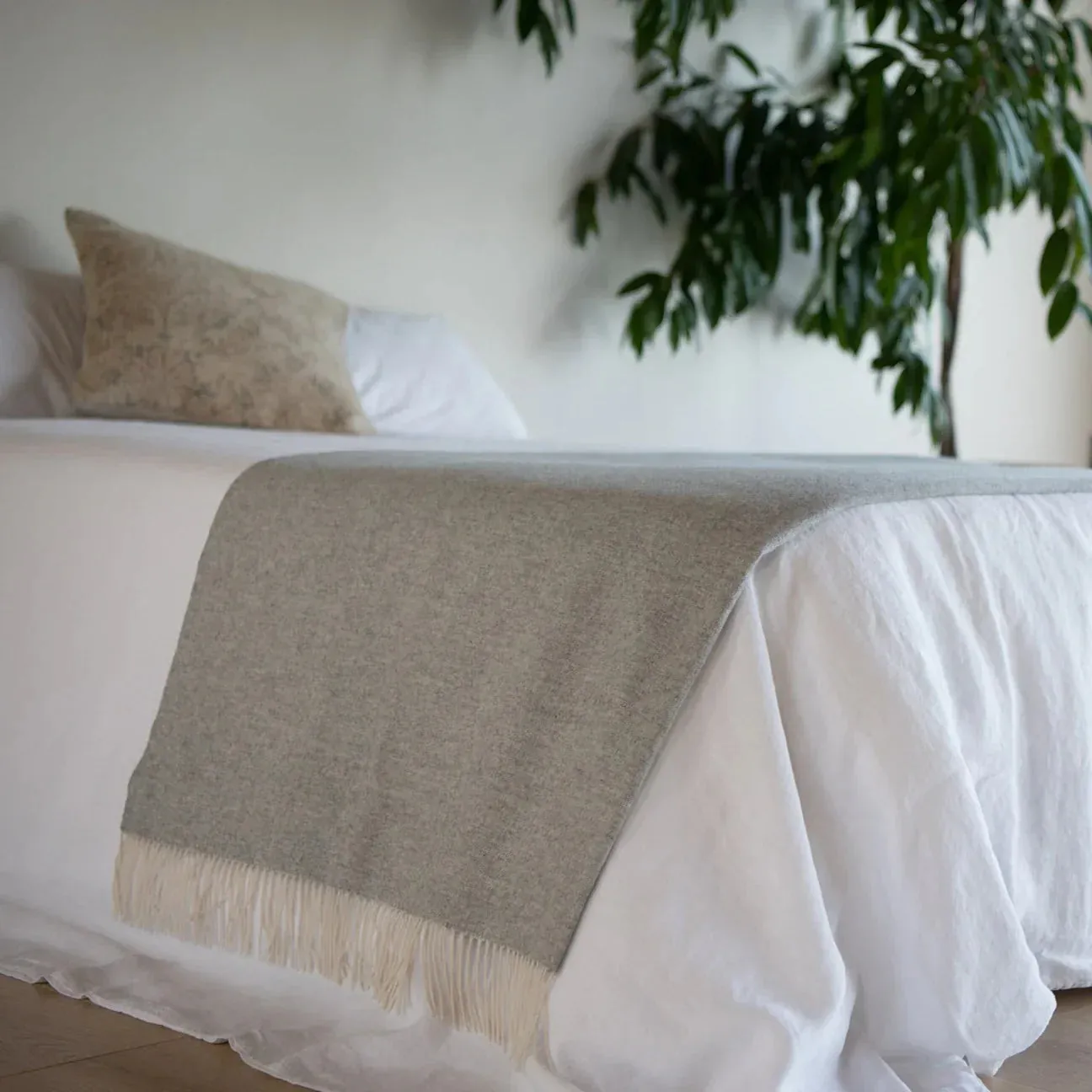 Cashmere Merino XL Blanket | Mist