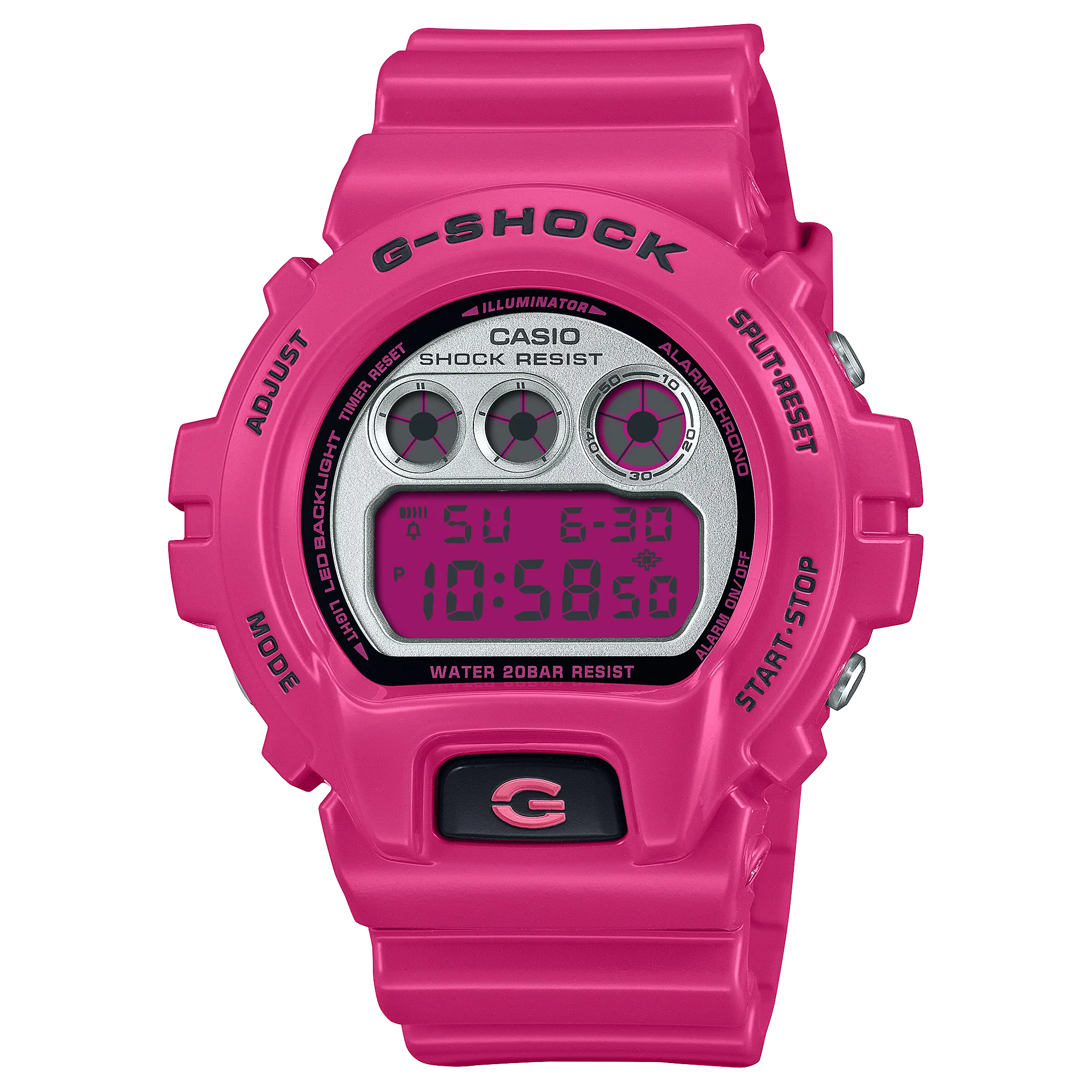 CASIO G-Shock Crazy Colors DW-6900RCS-4 Pink Digital Watch