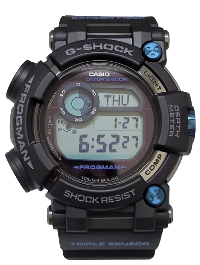 Casio G-Shock Frogman Multi Band 6 Solar Blue GWF-D1000B-1