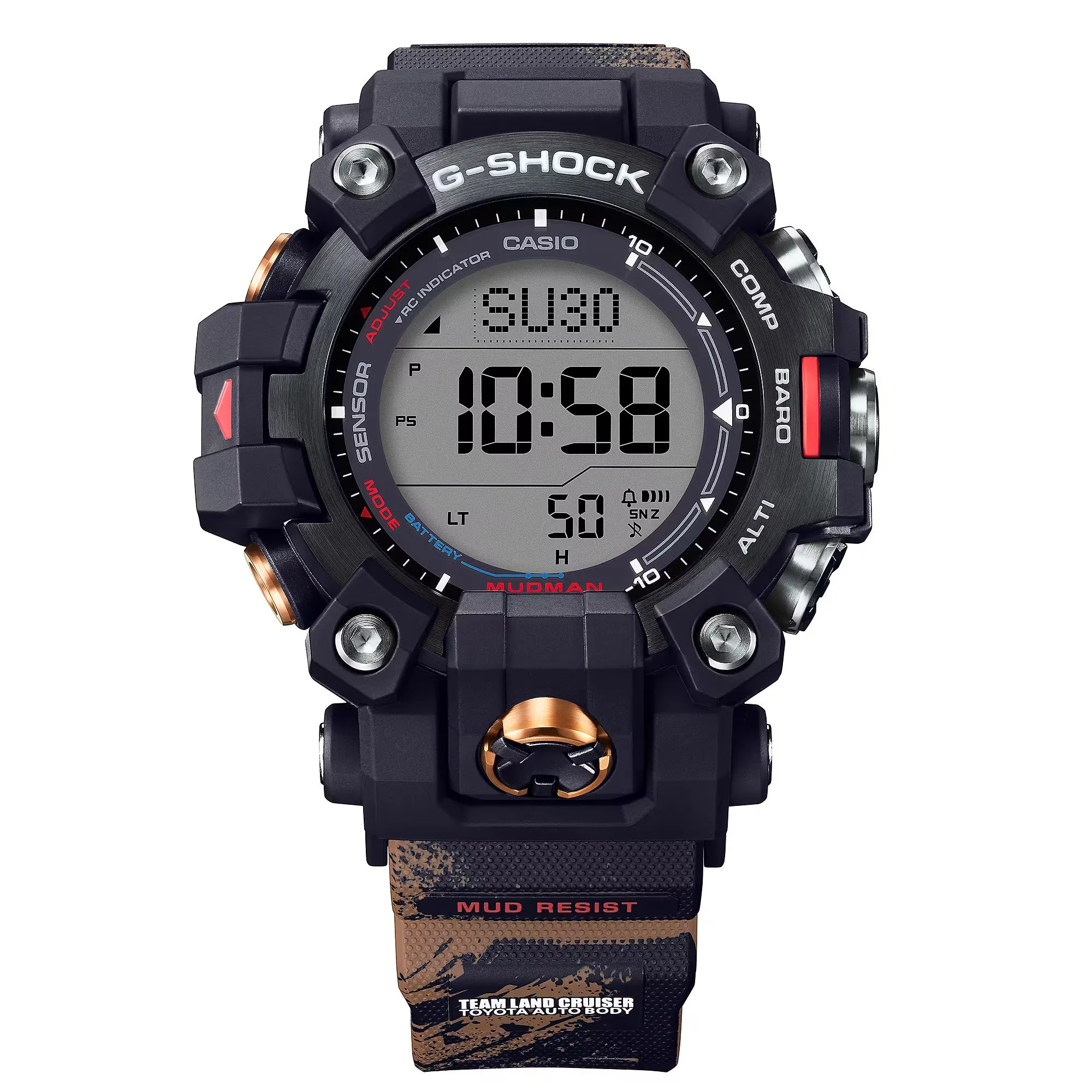 CASIO G-Shock GW9500TLC-1 Team Land Cruiser Toyota Mudman Triple Sensor Watch