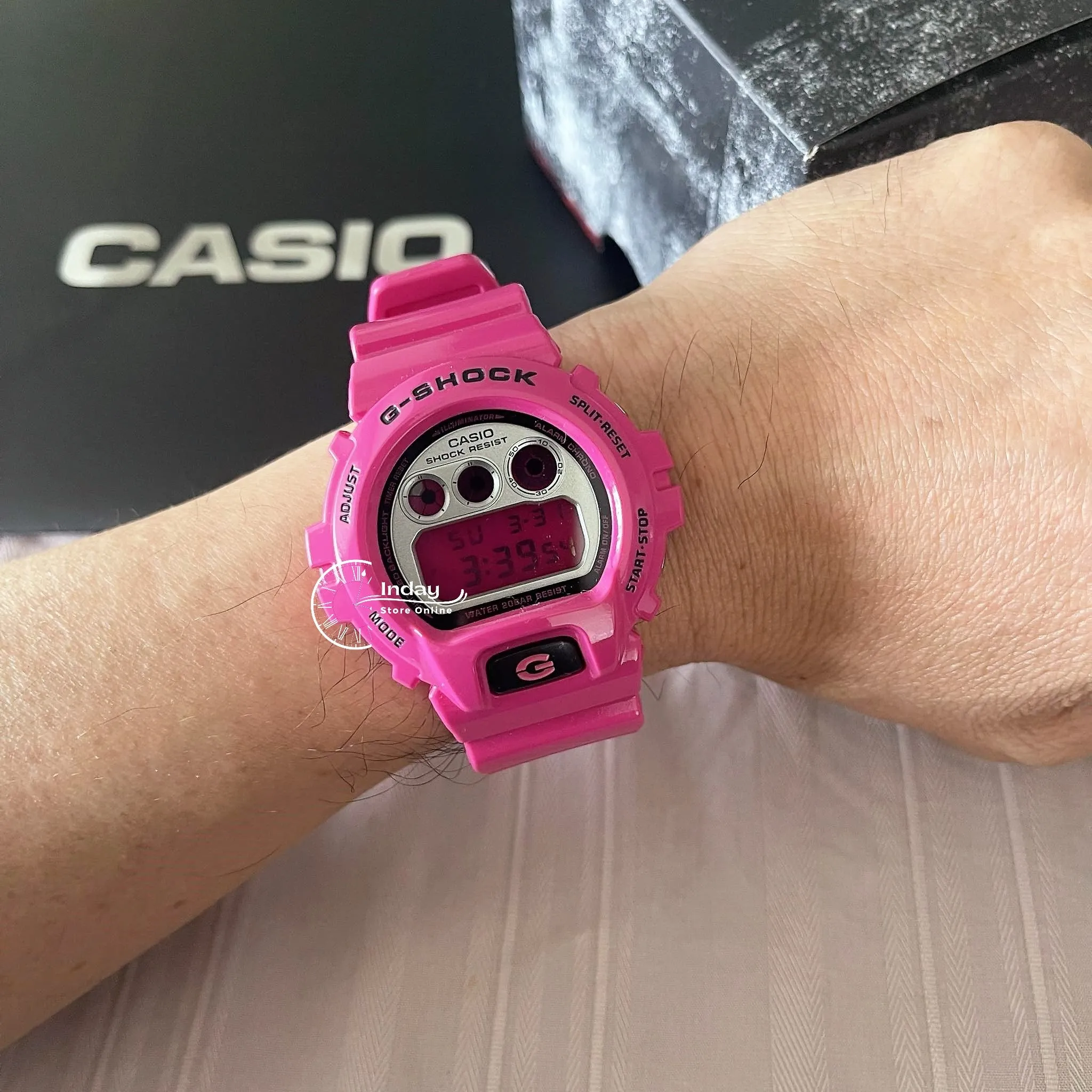 Casio G-Shock Men's Watch DW-6900RCS-4 Resin Band Mineral Glass Shock Resistant