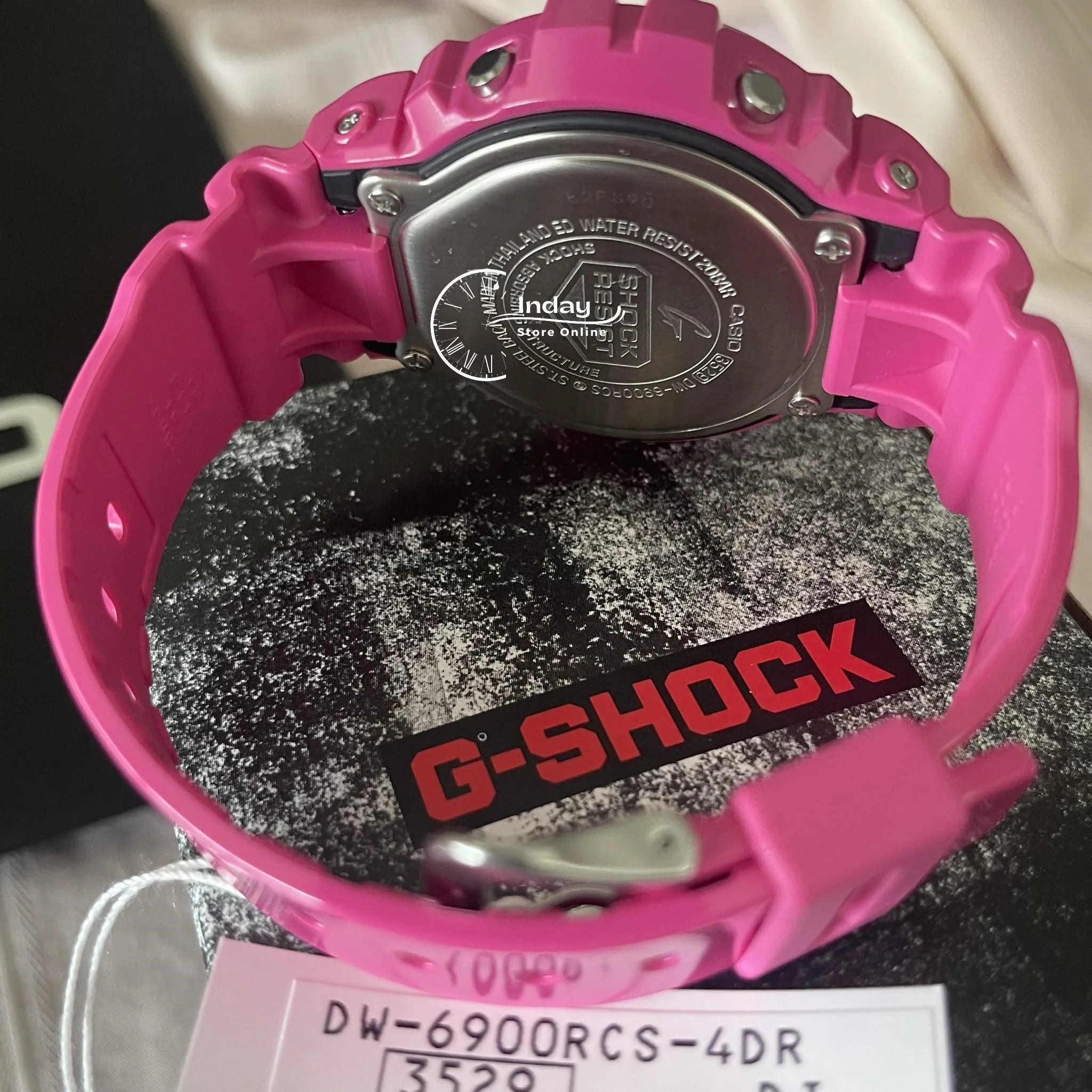 Casio G-Shock Men's Watch DW-6900RCS-4 Resin Band Mineral Glass Shock Resistant