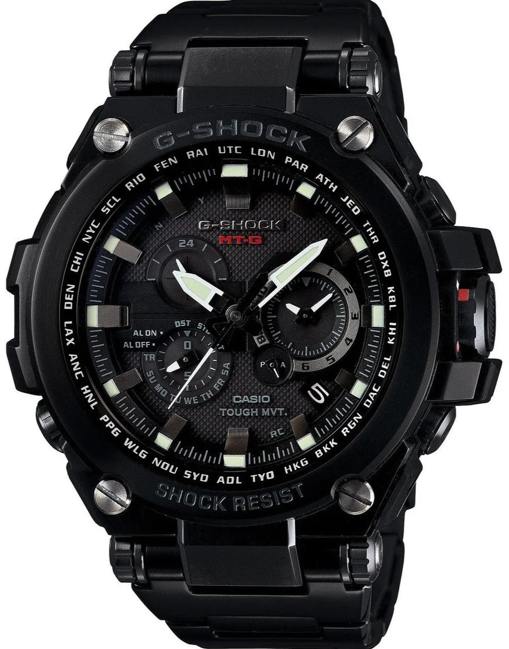 Casio G-Shock MT-G Triple G Resist Tough Solar Radio Controlled Multi Band 6 Full-Black MTG-S1000BD-1A
