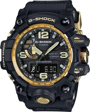 Casio G-Shock Mudmaster Triple Sensor Gold-Black Tone GWG-1000GB-1A