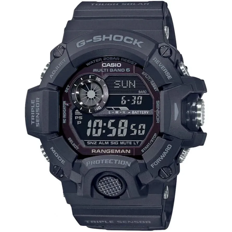 Casio G-SHOCK RANGEMAN GW-9400 Digital Black Out GW-9400-1B Solar