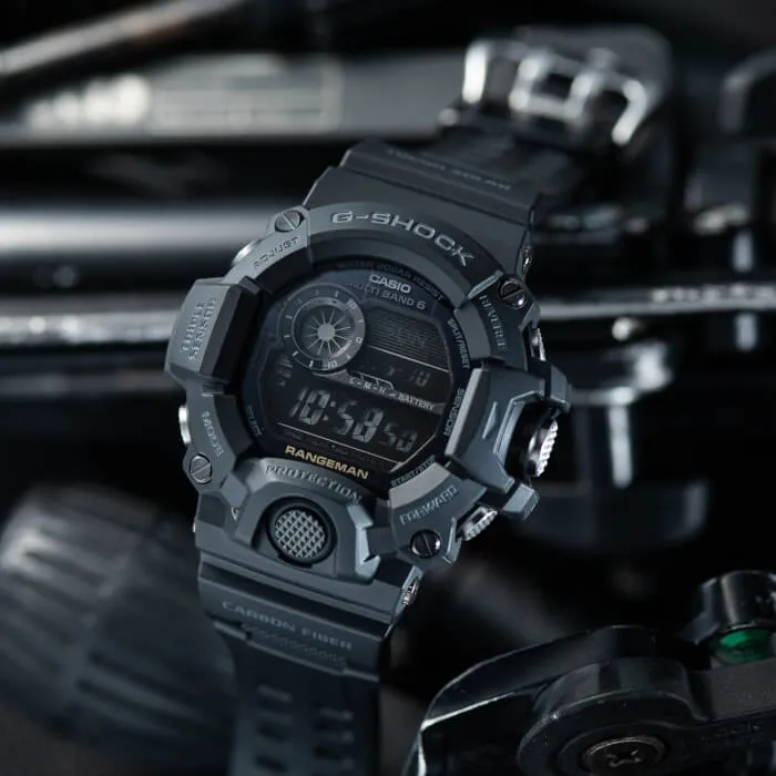 Casio G-SHOCK RANGEMAN GW-9400 Digital Black Out GW-9400-1B Solar