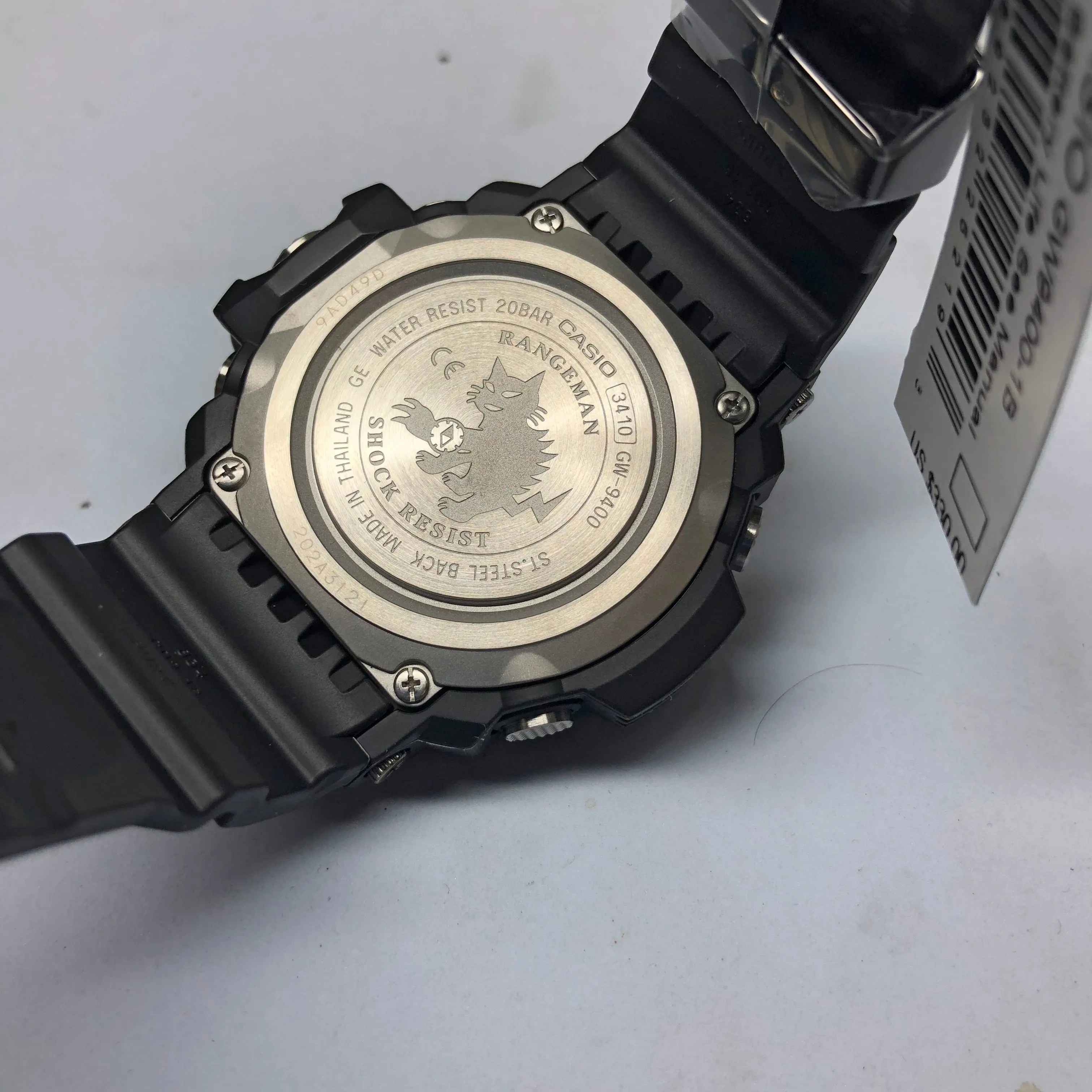 Casio G-SHOCK RANGEMAN GW-9400 Digital Black Out GW-9400-1B Solar