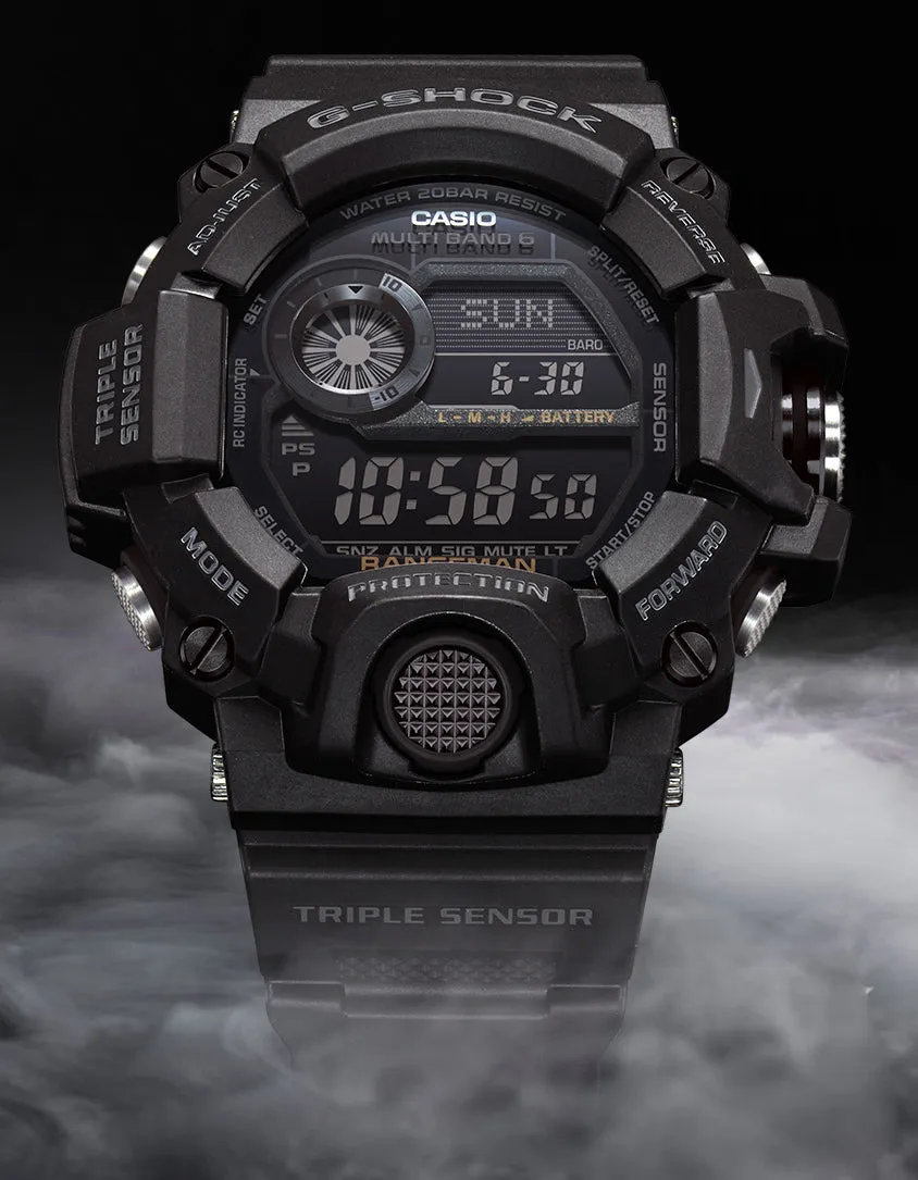Casio G-SHOCK RANGEMAN GW-9400 Digital Black Out GW-9400-1B Solar