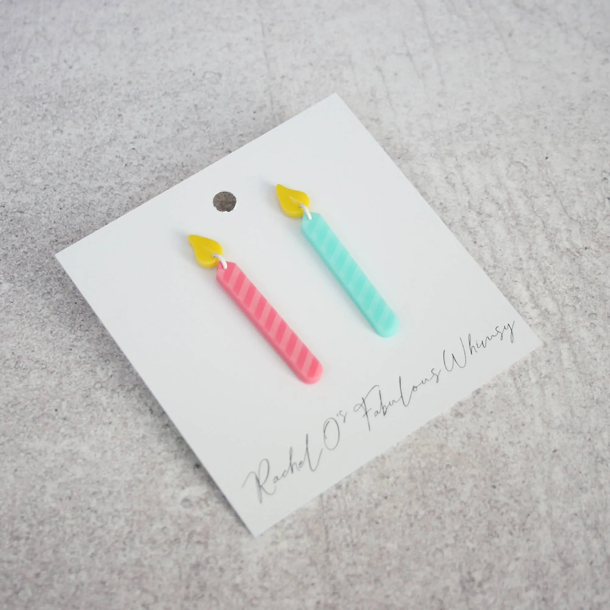 Cat Lady Acrylic Earrings