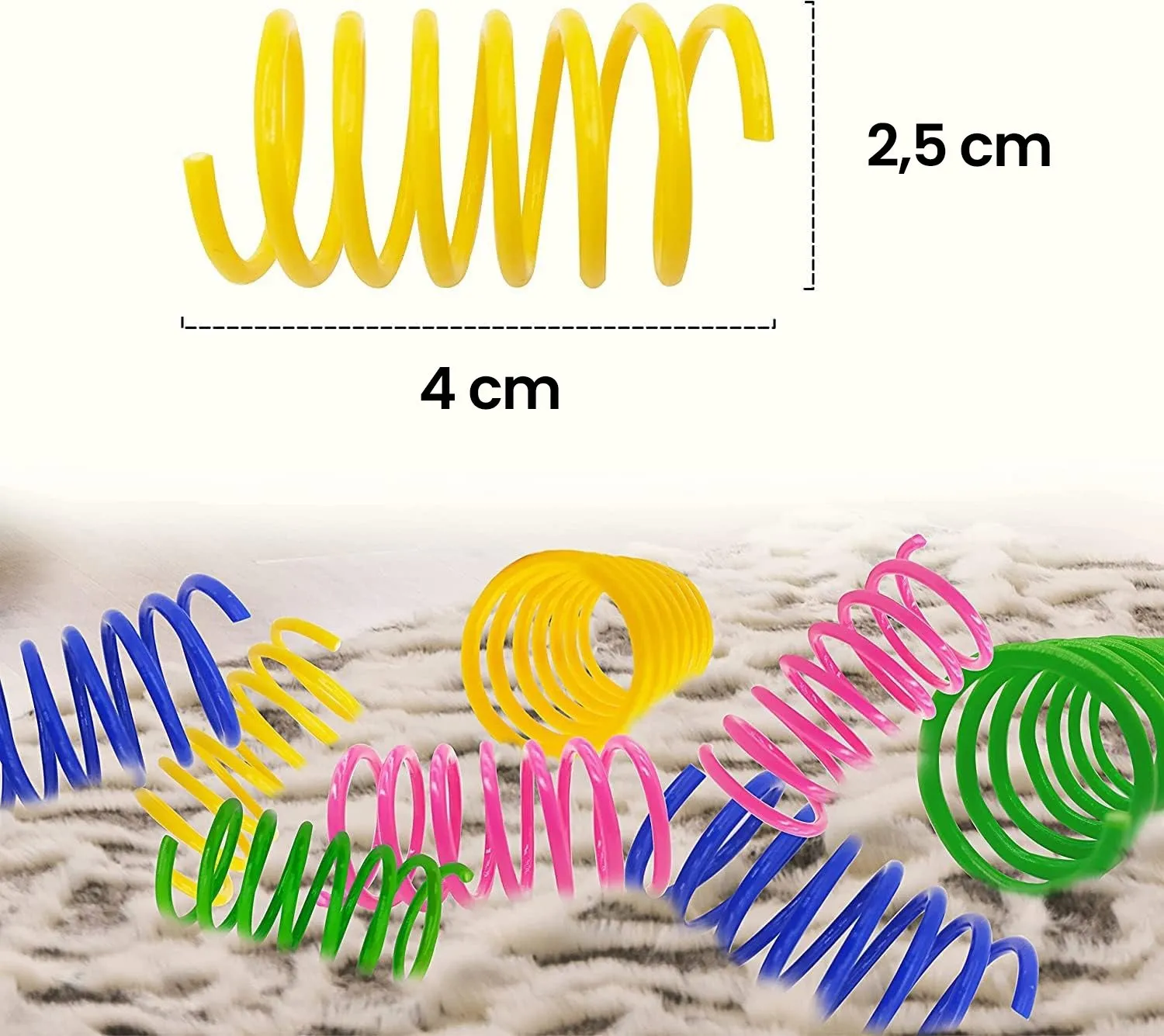 Cat Toy PawzUp PawBounce, 5.5 x 3cm, 4 pcs