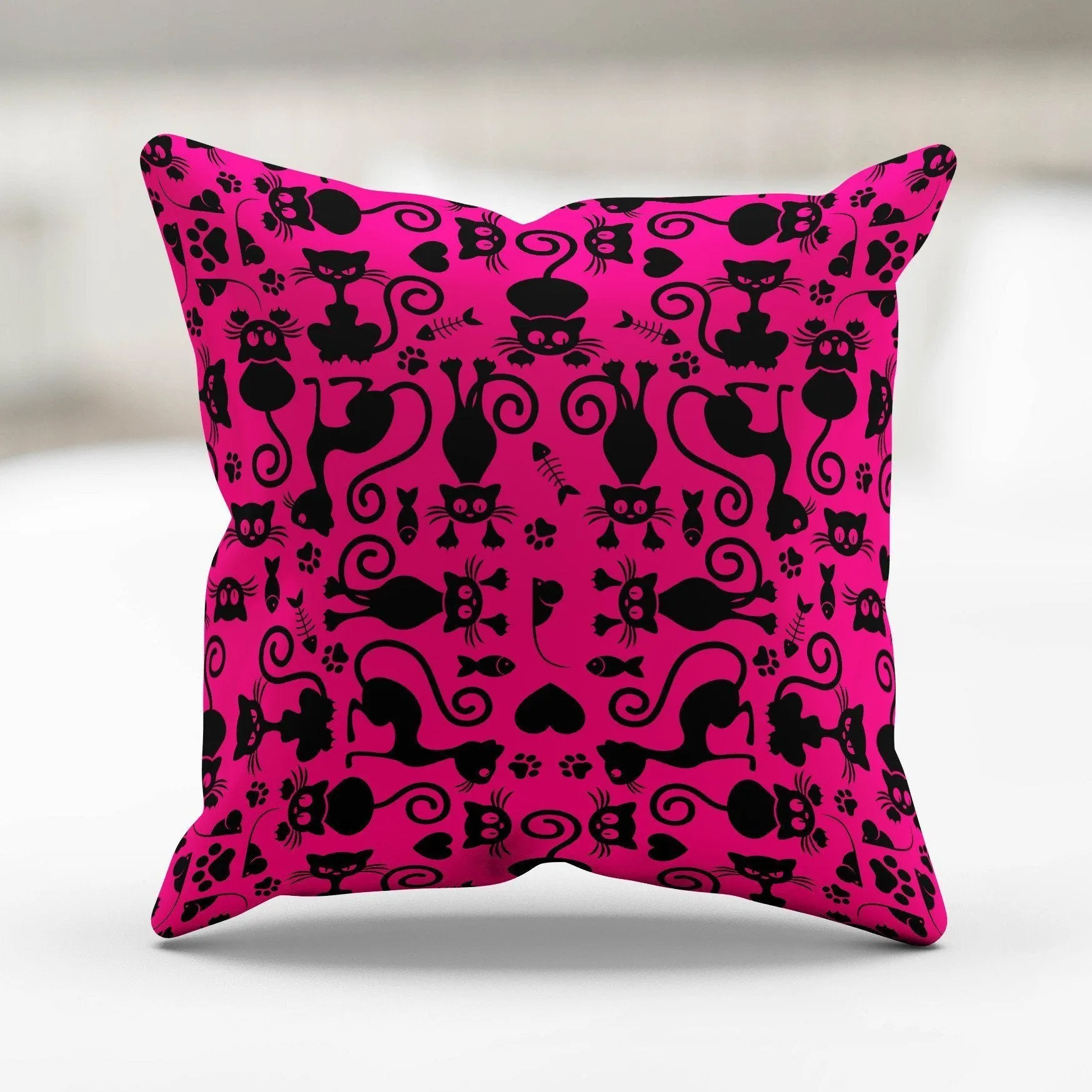 Cats Pink Pillowcase