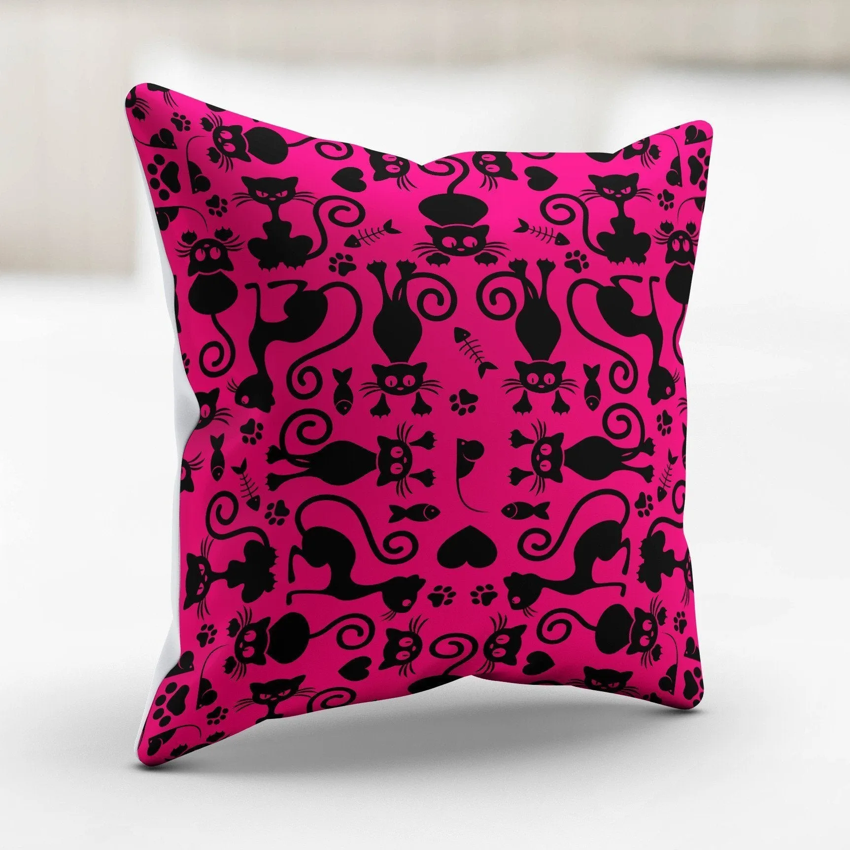 Cats Pink Pillowcase