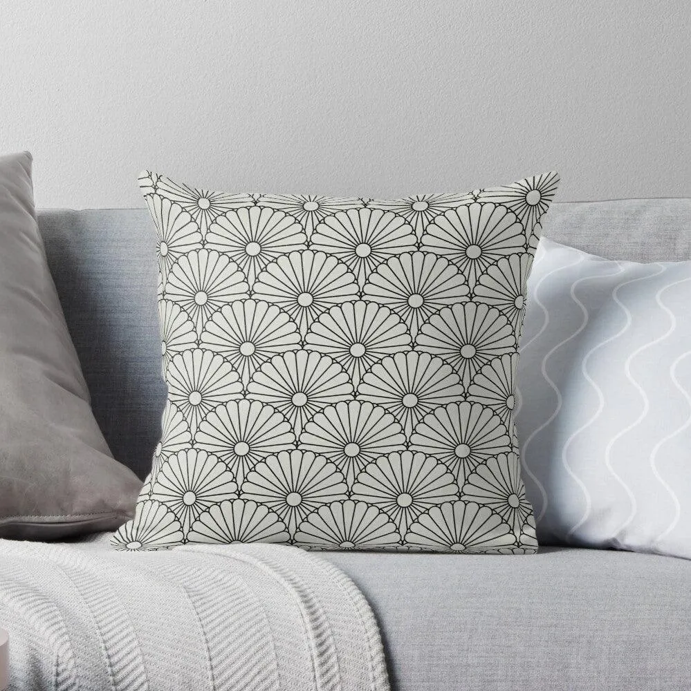 Chrysanthemum Throw Pillows