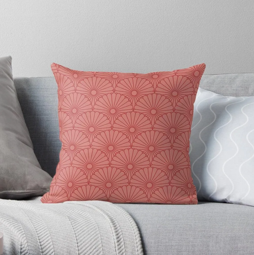 Chrysanthemum Throw Pillows