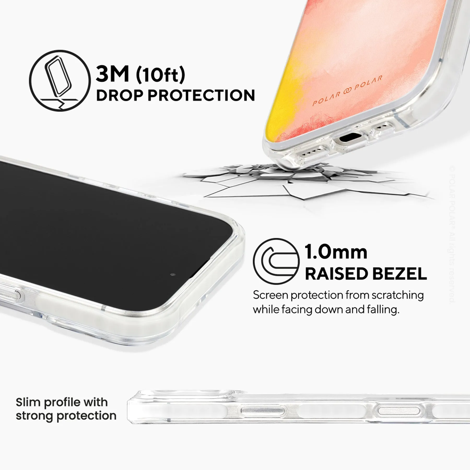 Clouds in Fall - iPhone 16 Pro Max Clear Bumper MagSafe Case