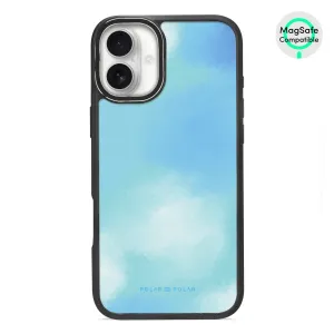 Clouds in Spring - iPhone 16 Plus Frosted Black Bumper MagSafe Case