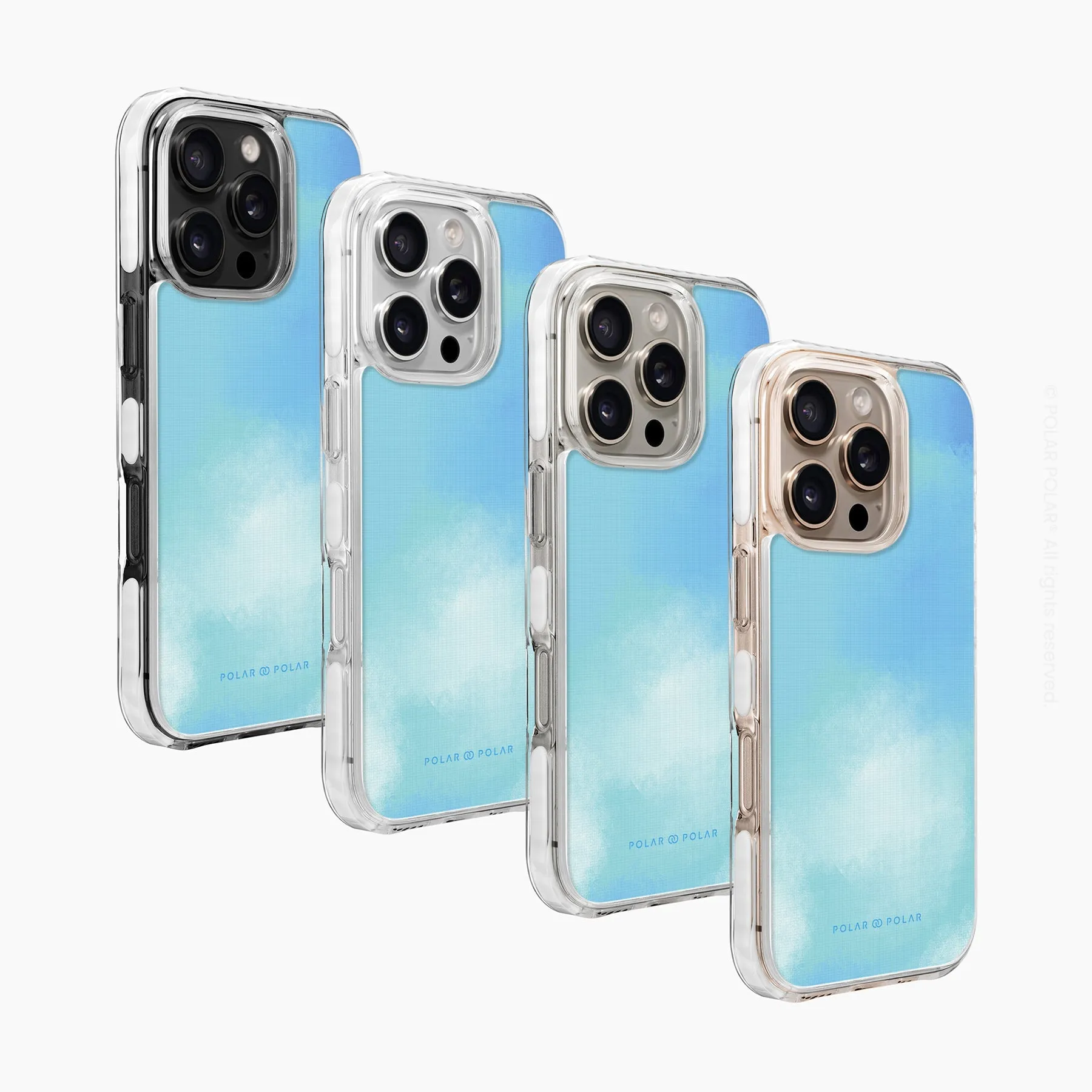 Clouds in Spring - iPhone 16 Pro Clear Bumper MagSafe Case