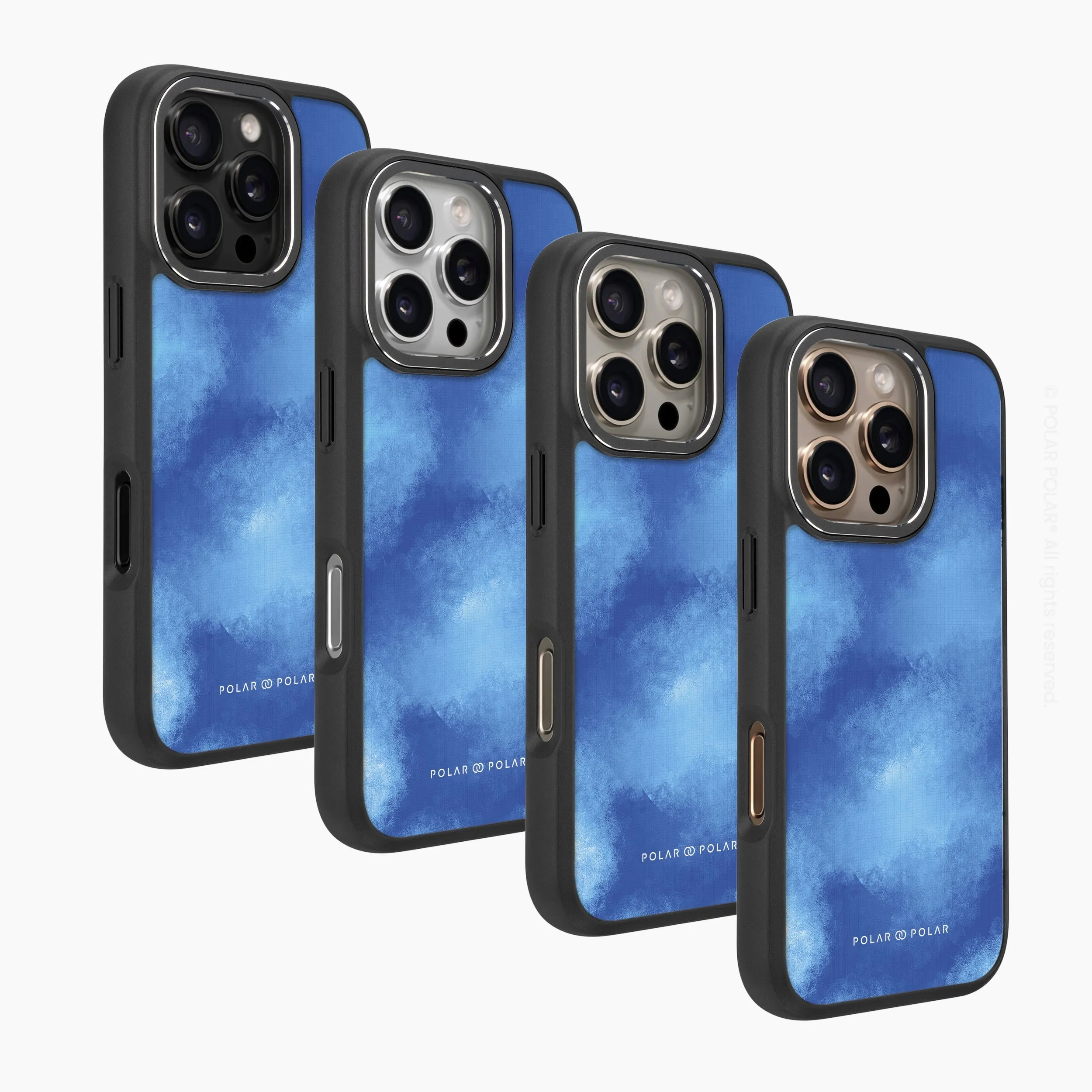 Clouds in Summer - iPhone 16 Pro Frosted Black Bumper MagSafe Case