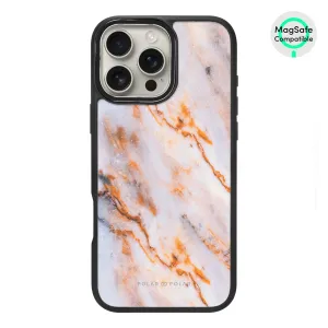 Coffee Cream - iPhone 16 Pro Max Frosted Black Bumper MagSafe Case