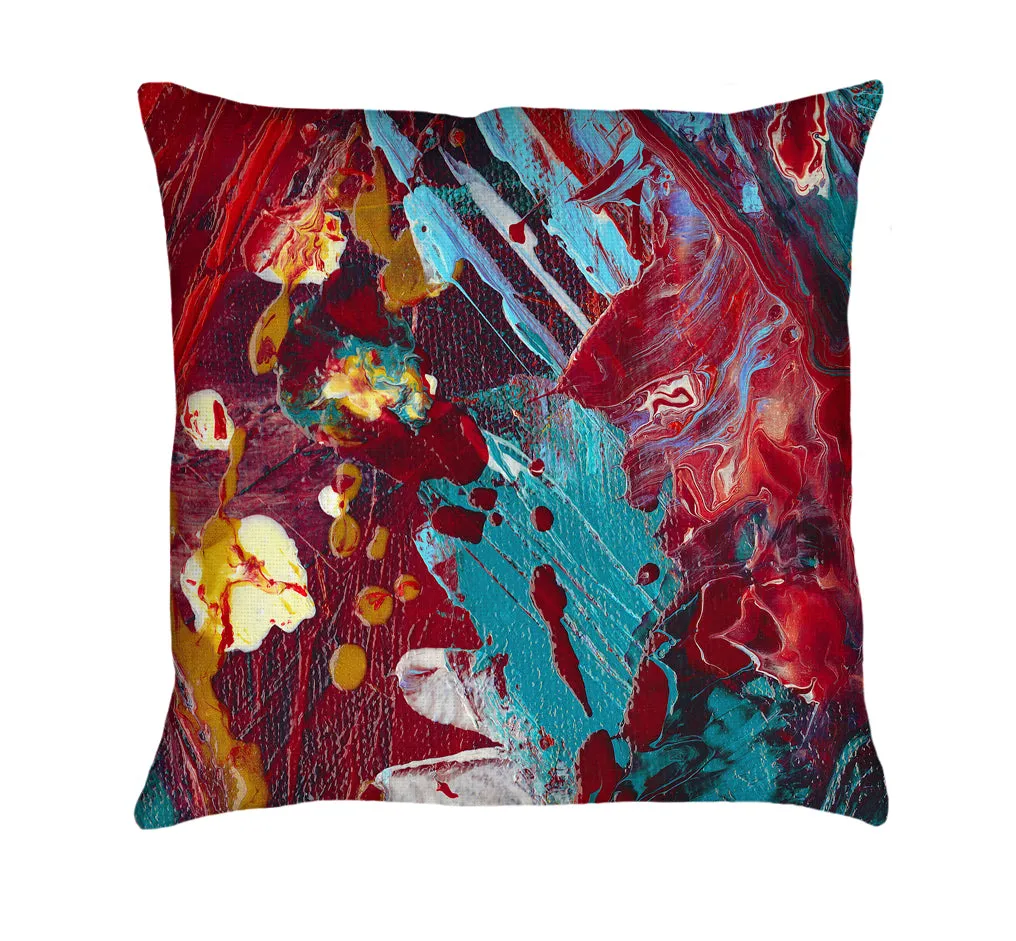 Comic Book Hero Throw Pillow