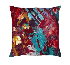 Comic Book Hero Throw Pillow