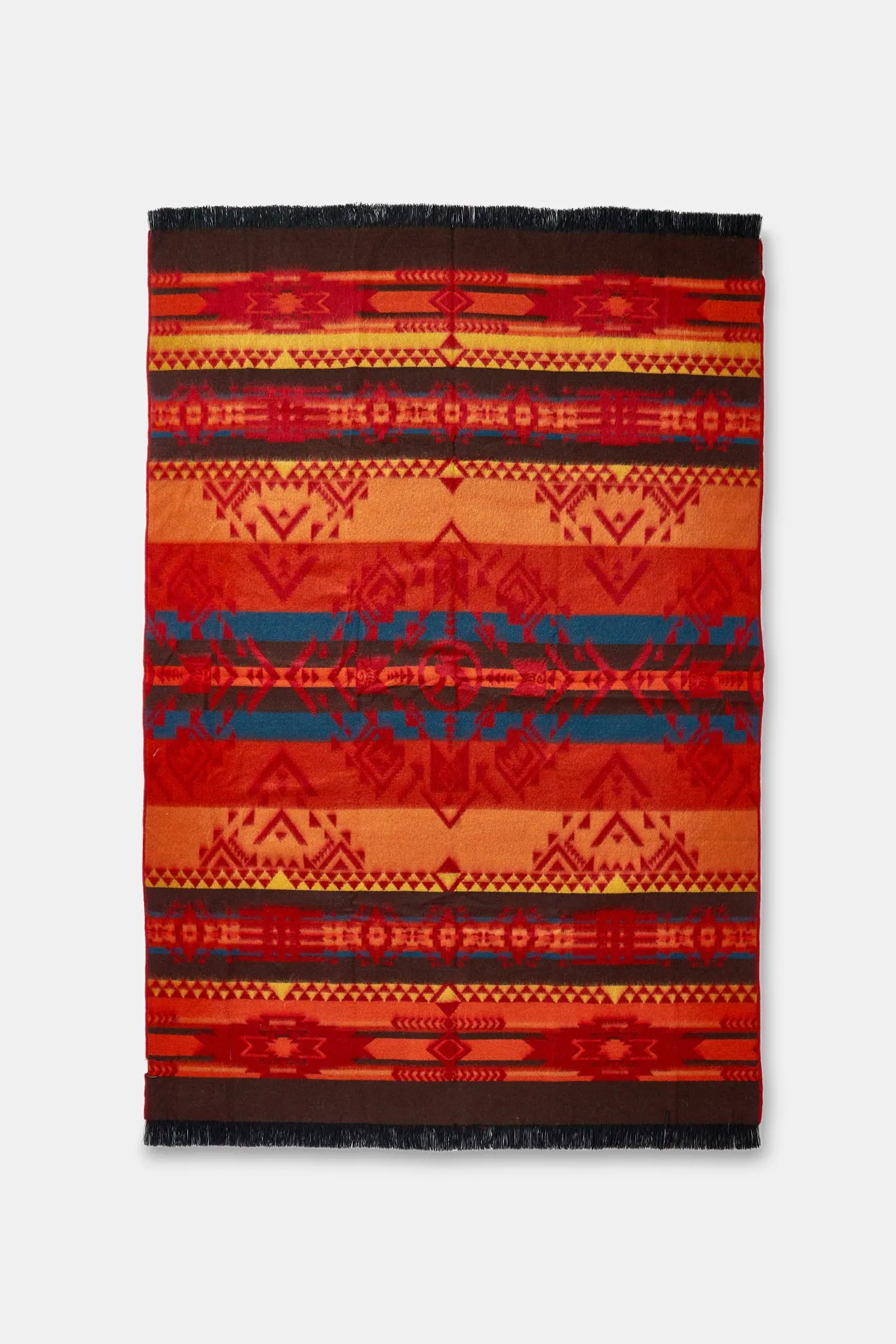 Corazon Wildfire Throw Southwestern Blanket