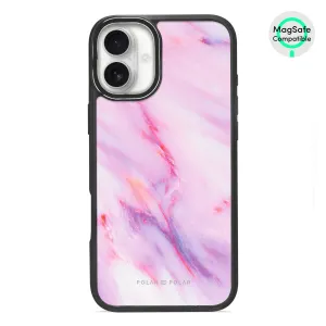 Cotton Candy - iPhone 16 Plus Frosted Black Bumper MagSafe Case