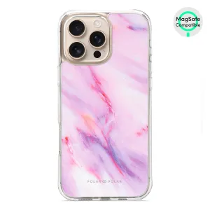 Cotton Candy - iPhone 16 Pro Max Clear Bumper MagSafe Case