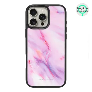 Cotton Candy - iPhone 16 Pro Max Frosted Black Bumper MagSafe Case