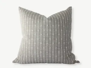 Cream Pillow Cover, Neutral Striped Pillow | Perin: 20x20