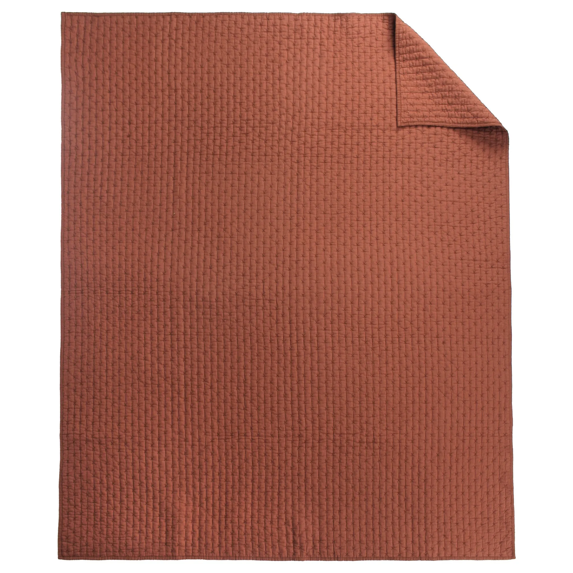Cross Stitch Quilted Throw