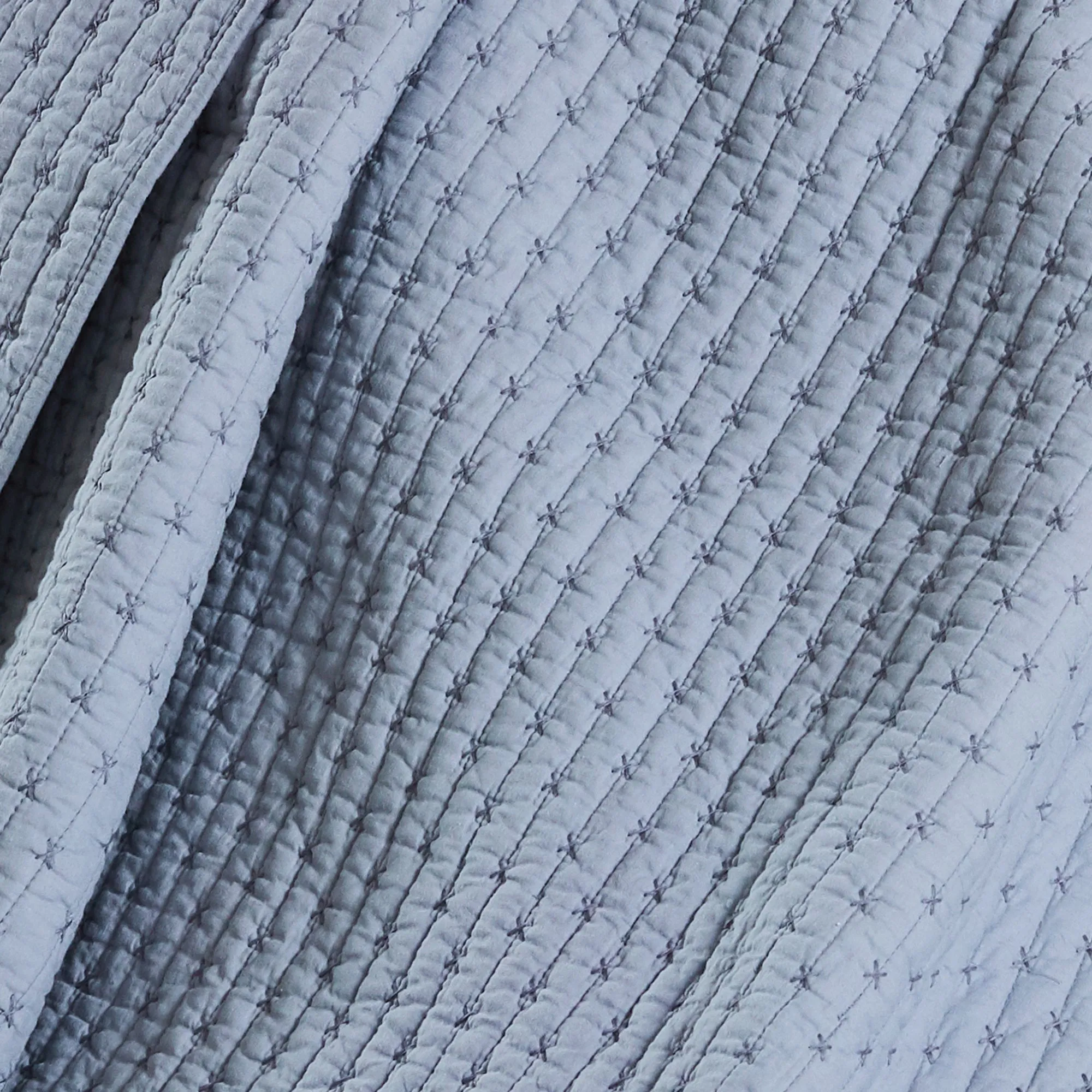 Cross Stitch Quilted Throw