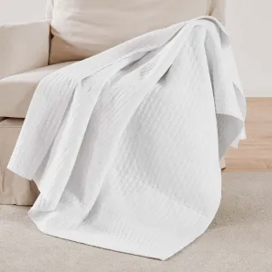 Cross Stitch Quilted Throw