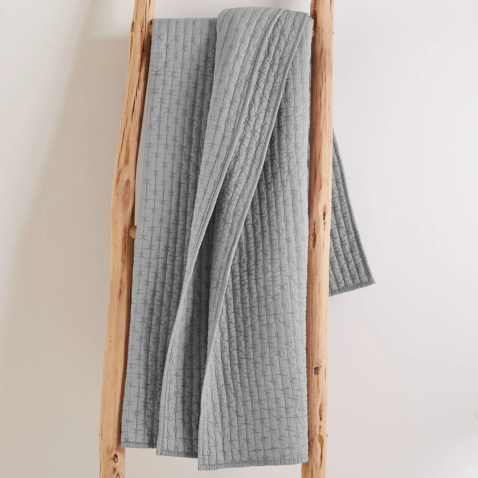Cross Stitch Quilted Throw