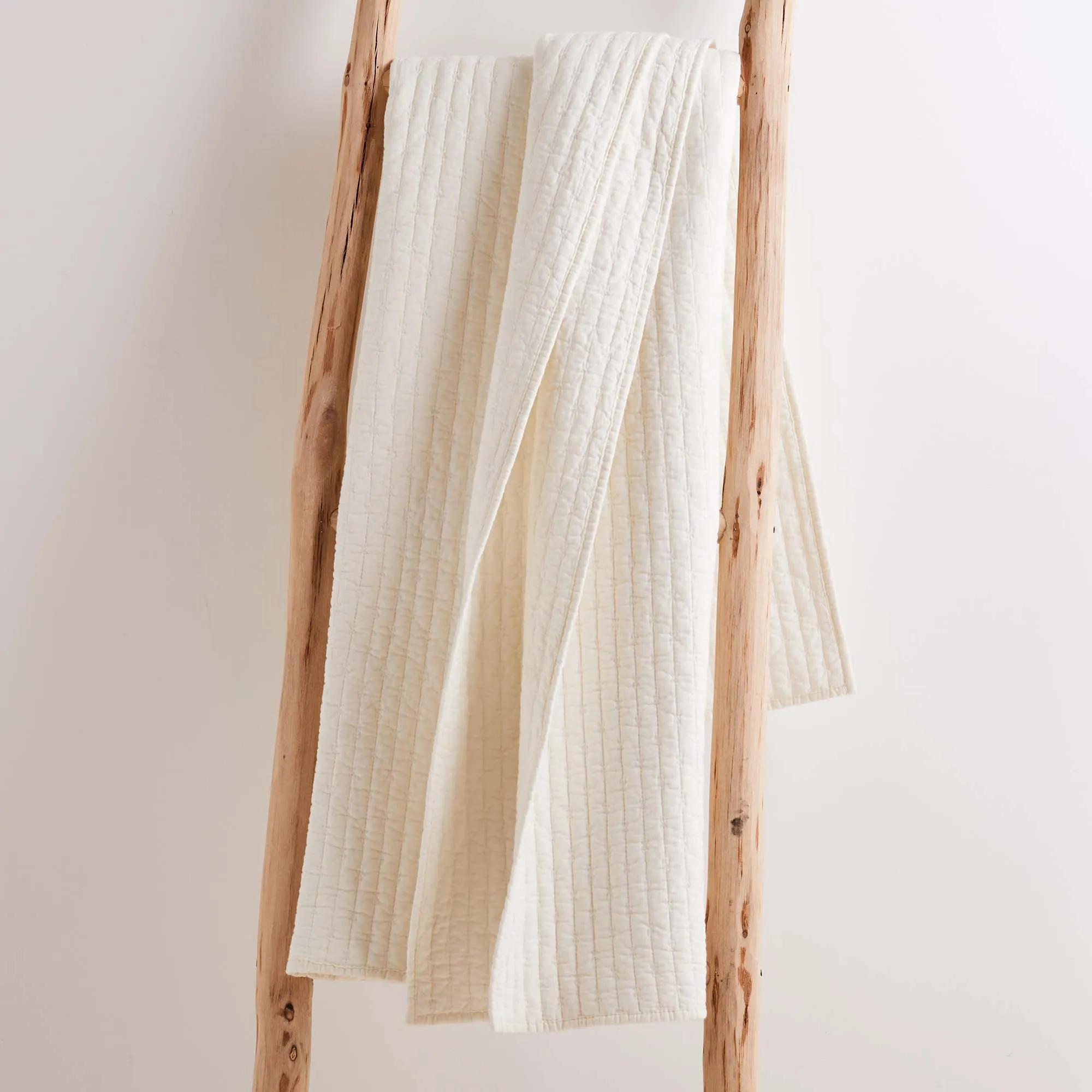 Cross Stitch Quilted Throw