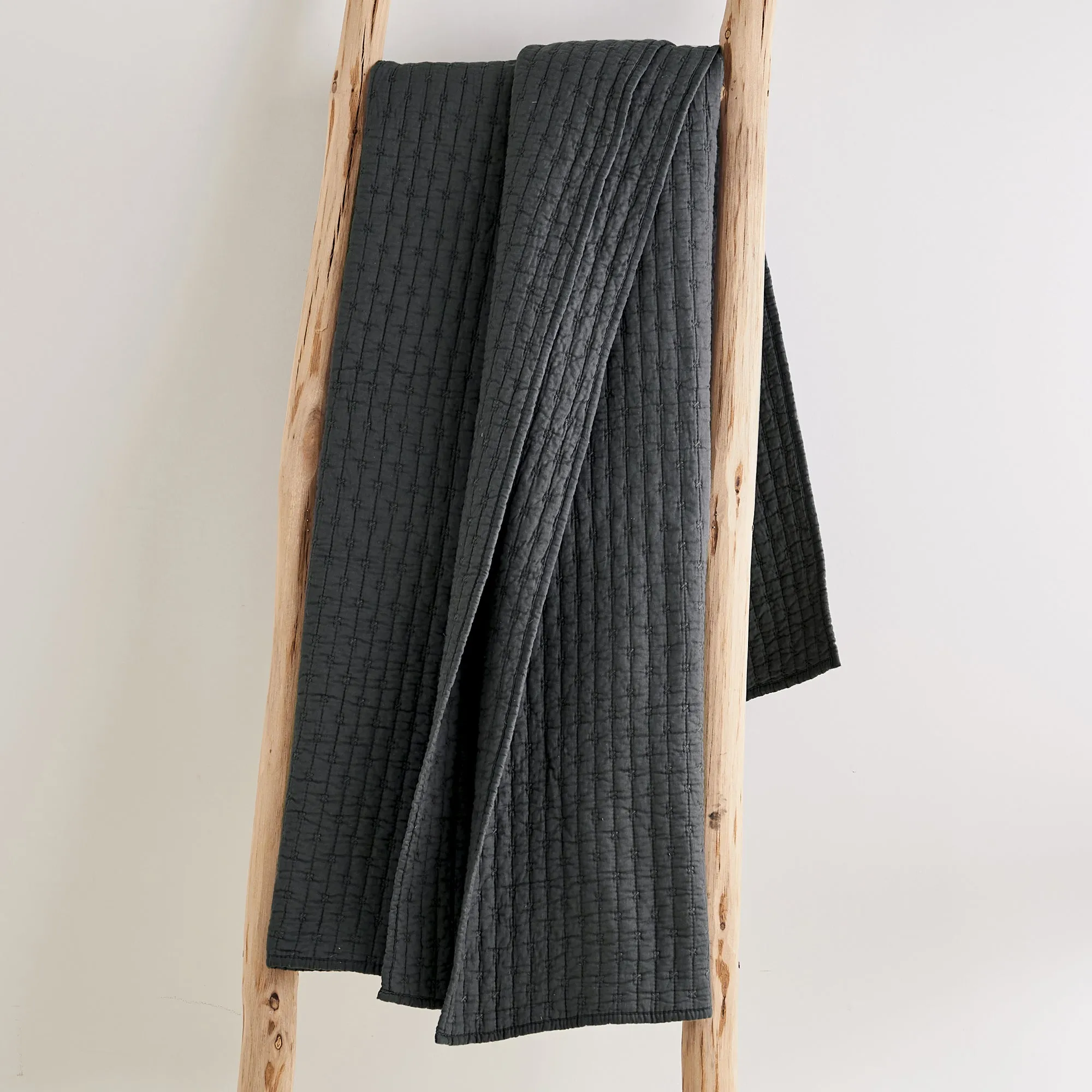Cross Stitch Quilted Throw