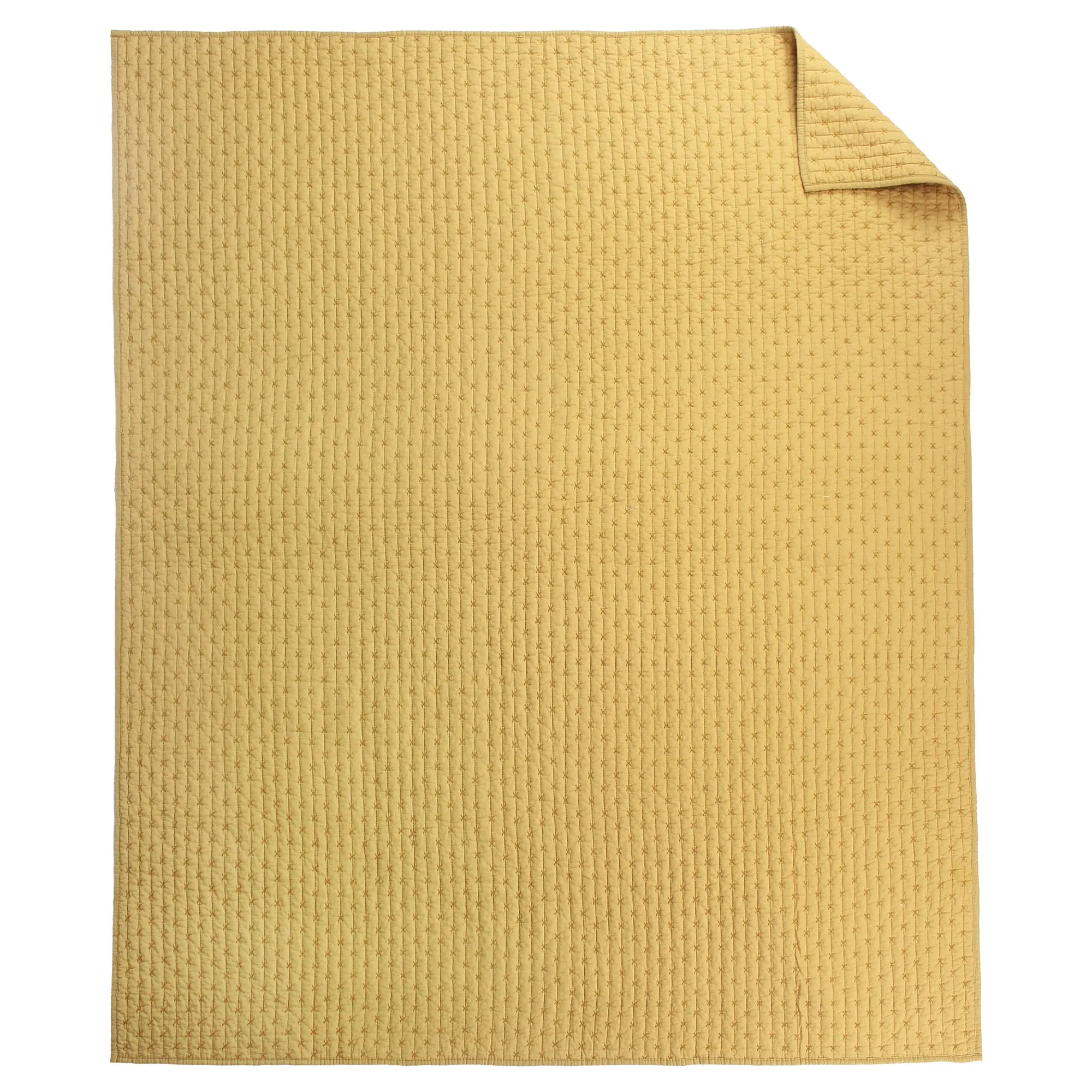 Cross Stitch Quilted Throw