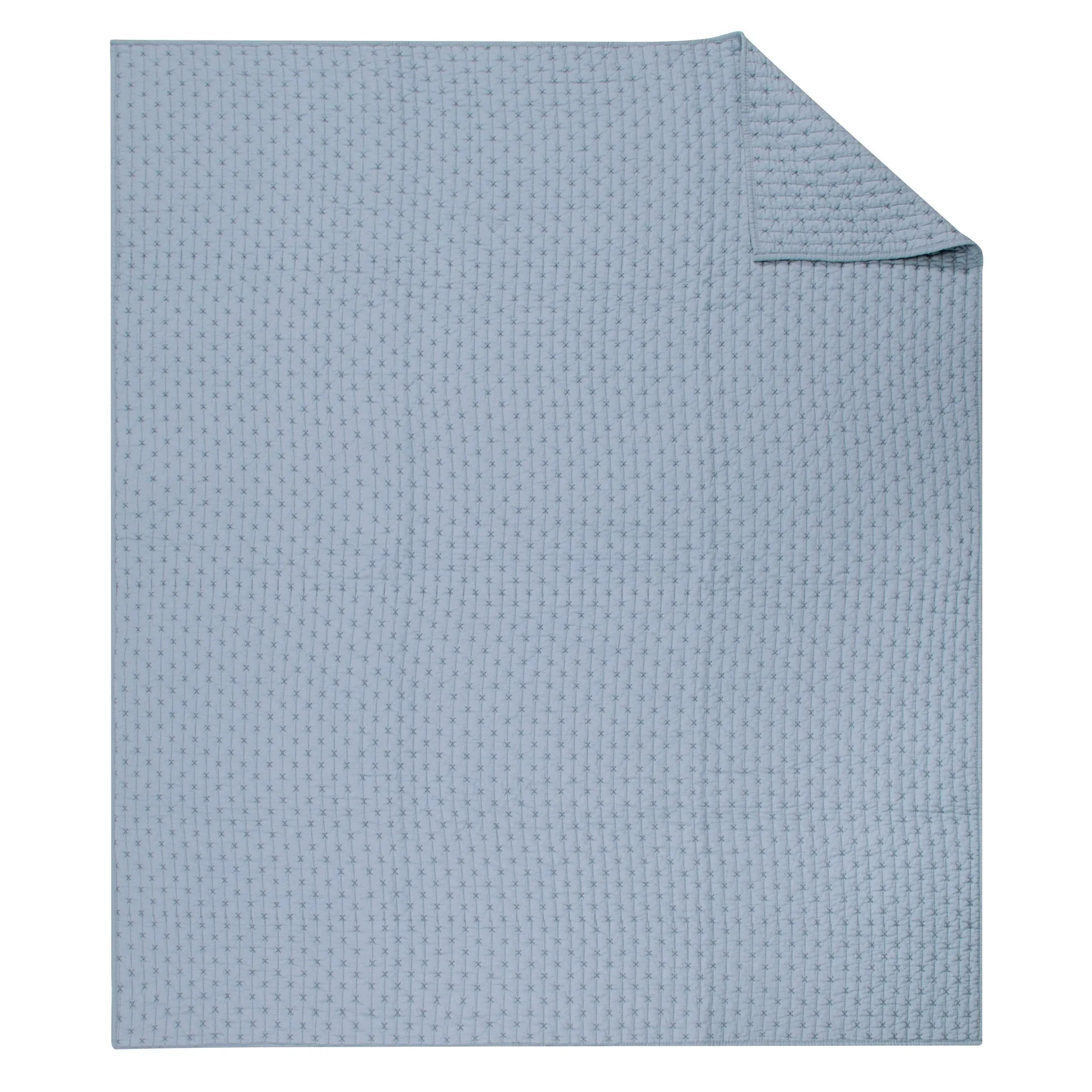 Cross Stitch Quilted Throw