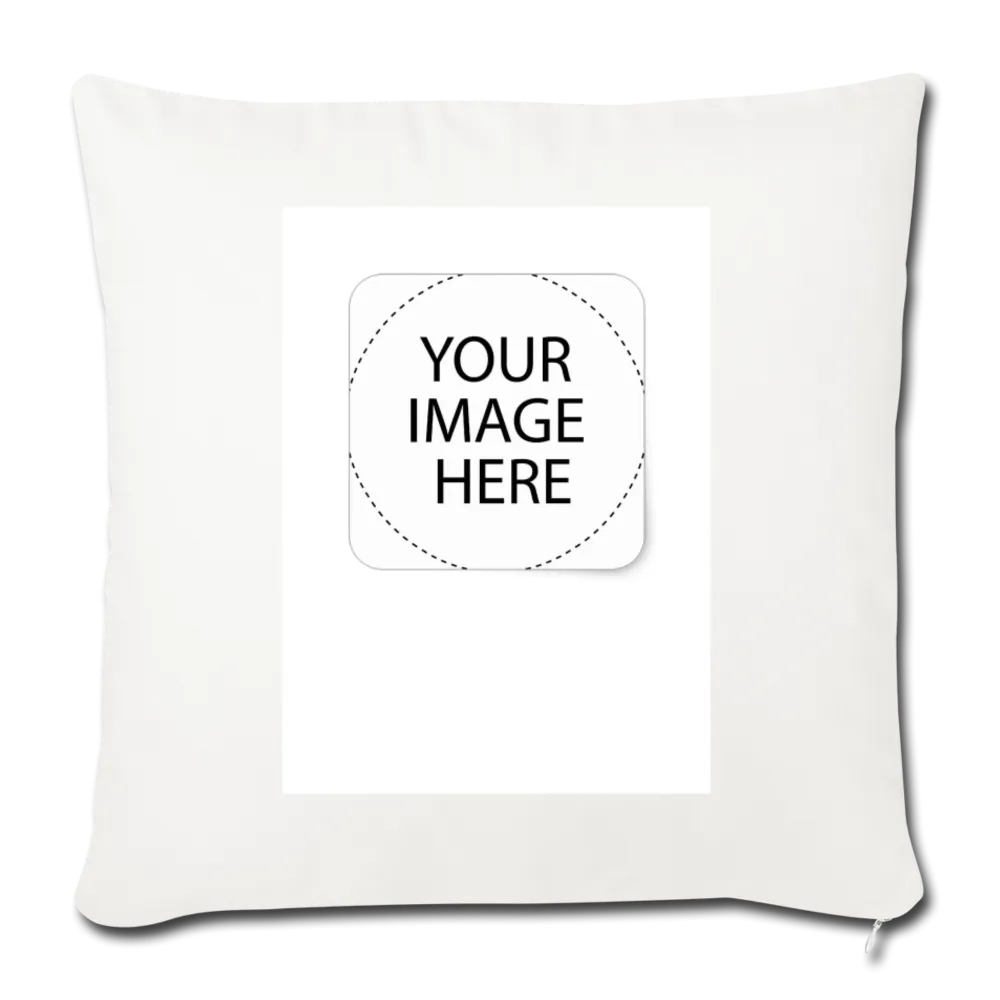 Customize Throw Pillow Cover 18” x 18”