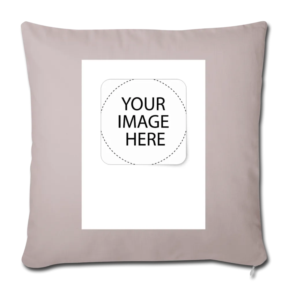 Customize Throw Pillow Cover 18” x 18”