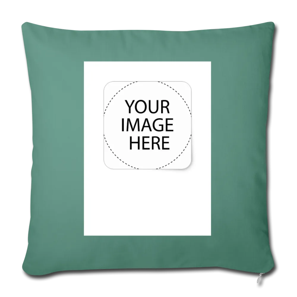 Customize Throw Pillow Cover 18” x 18”