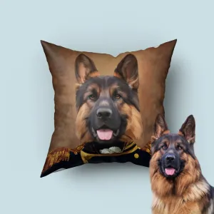 Customized Throw Pillow - Commander