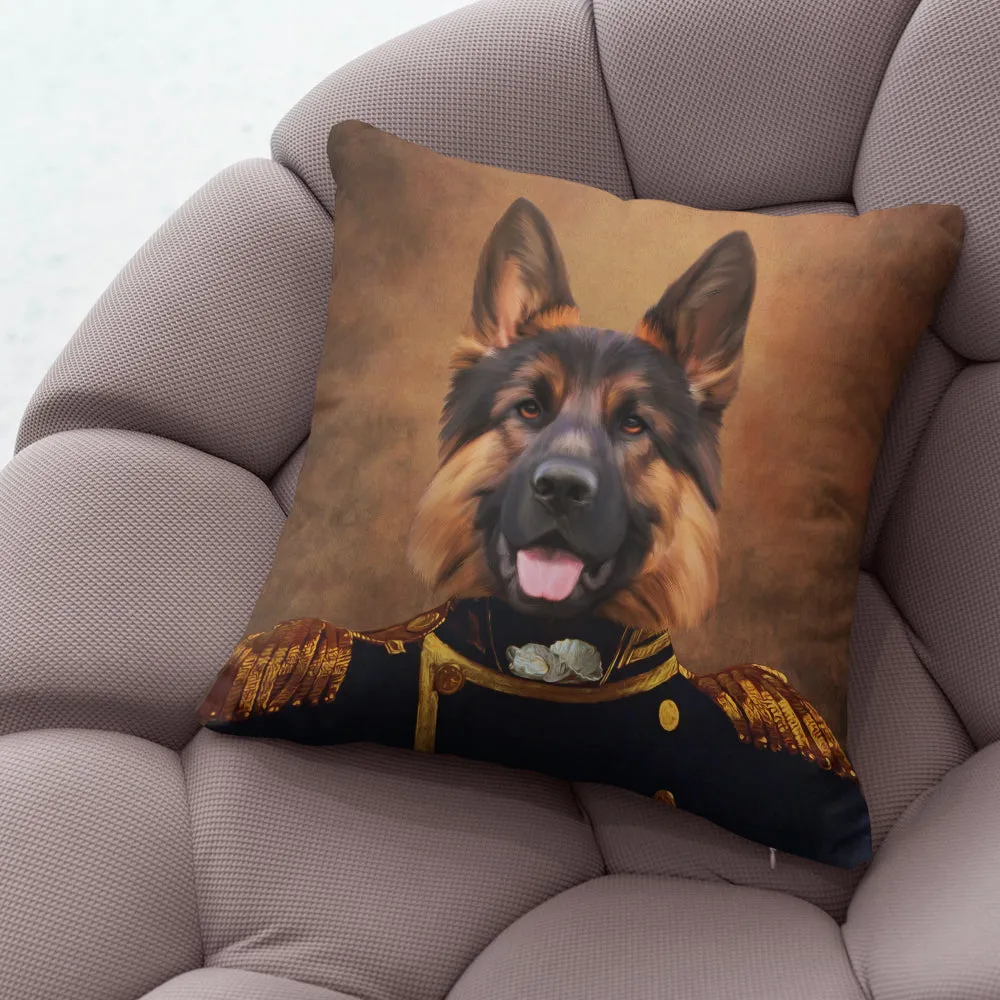 Customized Throw Pillow - Commander