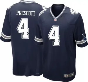 Dallas Cowboys Dak Prescott Game Jersey- Navy