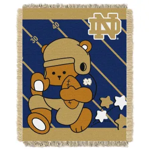 Dame Baby Blanket Brown Sports Collegiate Victorian