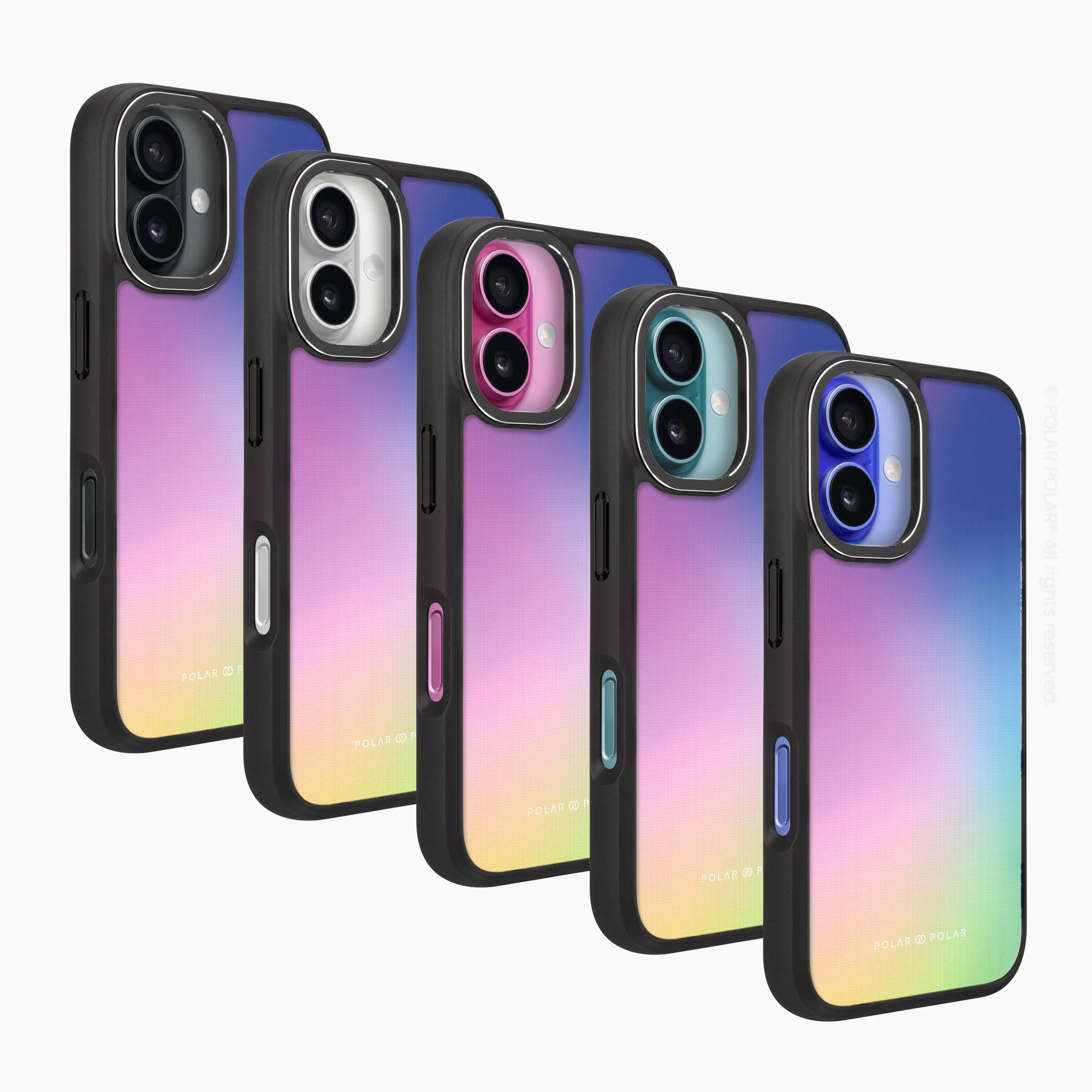 Daydream Holo - iPhone 16 Plus Frosted Black Bumper MagSafe Case