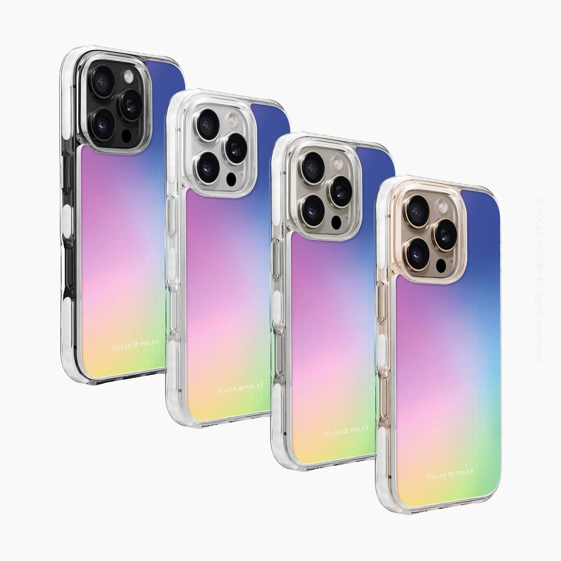 Daydream Holo - iPhone 16 Pro Max Clear Bumper MagSafe Case